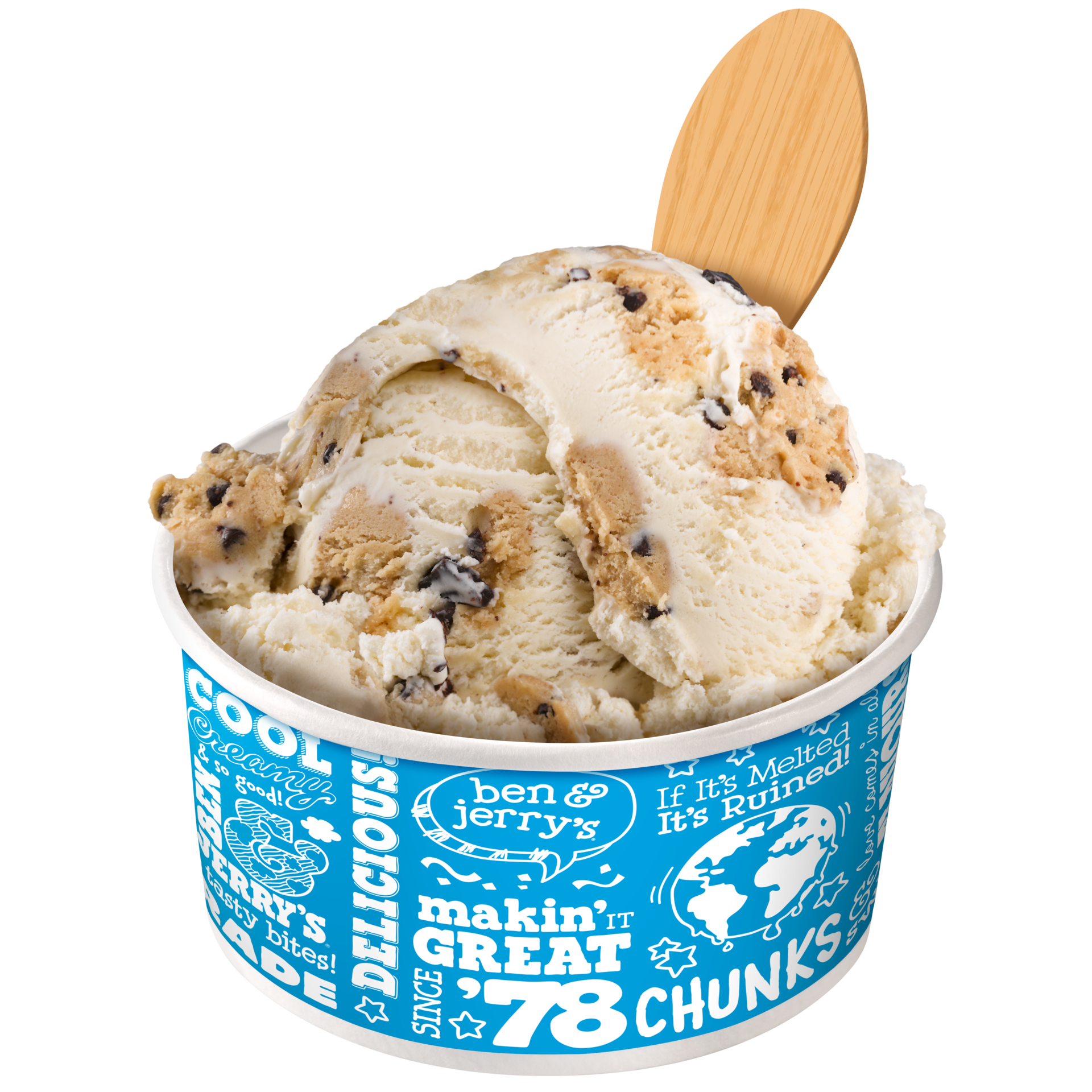 Chocolate Chip Cookie Dough Non-Dairy Frozen Dessert in Scoop Shops